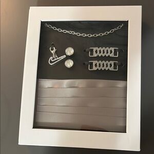 NWOT Nike Silver Shoe Charm Set
